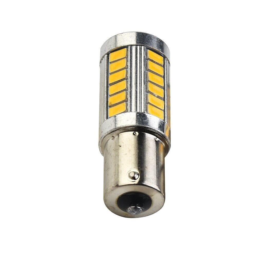 4x BAU15S PY21W 581 AMBER LED CANBUS TURN SIGNAL INDICATOR LIGHT BULBS ...