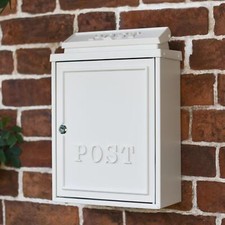 Deluxe French Cream "Oxford" Wall Mounted Post Box