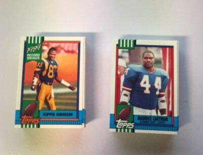 1990 Topps Tiffany Football Singles You Pick #1-265