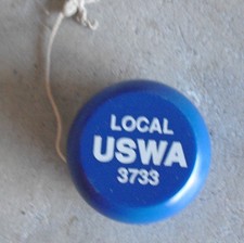 Vintage Plastic Local USWA 3733 Promotional Yo-yo Yo yo