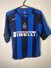 Inter Milan Home Jersey #10 Adriano Season 2004/2005 Size S