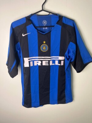 Inter Milan Home Jersey #10 Adriano Season 2004/2005 Size S | eBay