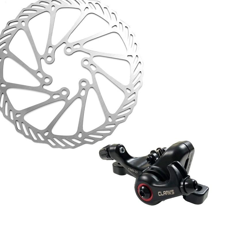 Freni COPPIA Di Clarks 160mm Ultralite Mtb Hybrid Biciclette Freno A Disco ROTOR - Foto 8