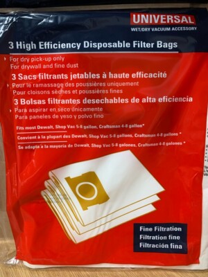 Dust Collection Bag Shop Vac Bags For Drywall Dust Project Source