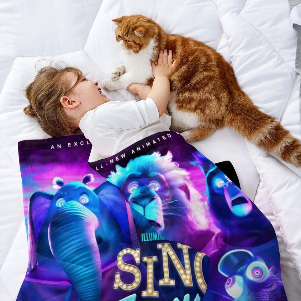 Sing Thriller Blanket for Kids, Soft Warm Flannel Throw Blanket for Gifts Decor - Image 2 of 4