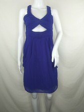 Very J Dress Medium M purple cut out cocktail party sleeveless prom club NWT