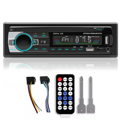 Autoradio Bluetooth Dual USB MP3 Player 1-DIN Digitalradio KFZ PKW + LCD Display