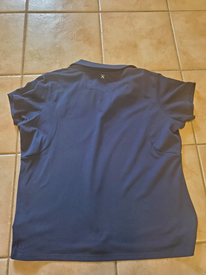 Women's Navy Antigua News Orleans Baby Cakes Polo Shirt Size XL - Image 4 of 4