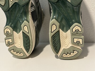 Asics Mens GEL-Kayano 14 Running Shoes Sz 13 Green Silver 