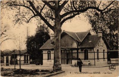 CPA AK VILLENNES-sur-SEINE La Gare (617814)