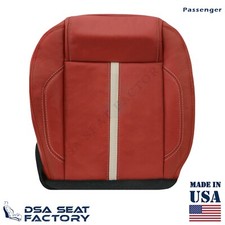 Für 2010-2014 Ford Mustang Gt Coupe Beifahrersitzbezug unten - LEDER ROT