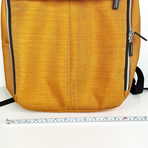 IKEA FAMILY Upptacka Backpack Orange Nylon Adjustable Straps Full Size Laptop - 第 5/6 張圖片