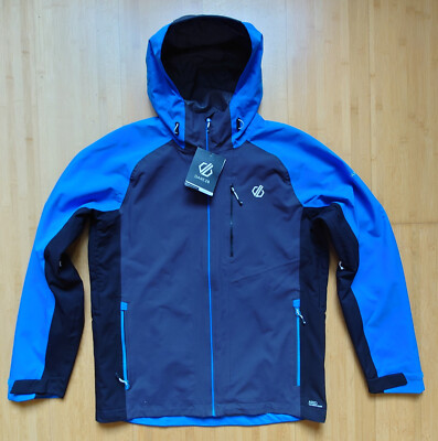 Dare2B Jacke blau/ grau Gr. 52-54 mit Kapuze Neuware mit Etikett