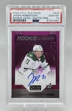🚨 PSA 10 JASON ROBERTSON 69/99 OPC PLATINUM MATTE PINK ROOKIE AUTO 2020 🚨