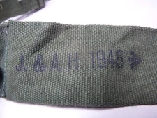 Original WW2 British Army 44 Pattern Shoulder / Extended Equipment Strap - 1945