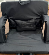 Large Folding Stadium Seat for Bleachers w Back Support 6 Adjustable Positions