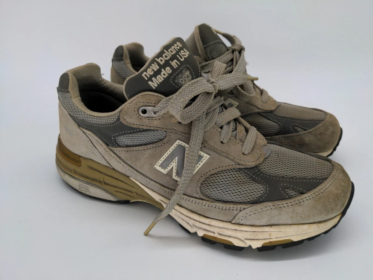 New Balance 993 Gray Suede Womens Sz 7.5 USA Made Castlerock Shoes Sneakers