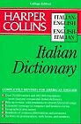 HARPER COLLINS ITALIAN DICTIONARY/ITALIAN-ENGLISH By Harpercollins *BRAND NEW*