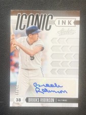 Brooks Robinson Iconic Ink 2020 Panini Autograph Signed Card #15/25