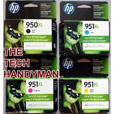 4-PACK HP GENUINE 950XL BLACK & 951XL COLOR INK (RETAIL BOX) OFFICEJET PRO 8600