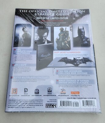 Guide stratégie Batman Arkham Origins édition limitée couverture rigide