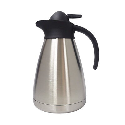 MICHELINO 1 Liter Edelstahl Isolierkanne Kaffeekanne Teekanne Thermokanne Kanne