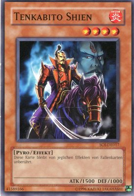 Yu-Gi-Oh Card - Tenkabito Shien