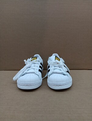 Adidas Kids Superstar C White Black Unisex Sneaker- US Size 1- FU7714 | eBay