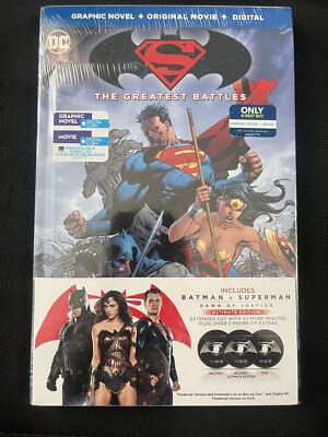 Batman Vs Superman - The Greatest Battles Hardcover - Includes DVD + Blu-ray