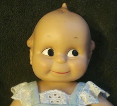 Vintage Jesco Kewpie Cameo Hard Vinyl Doll 11