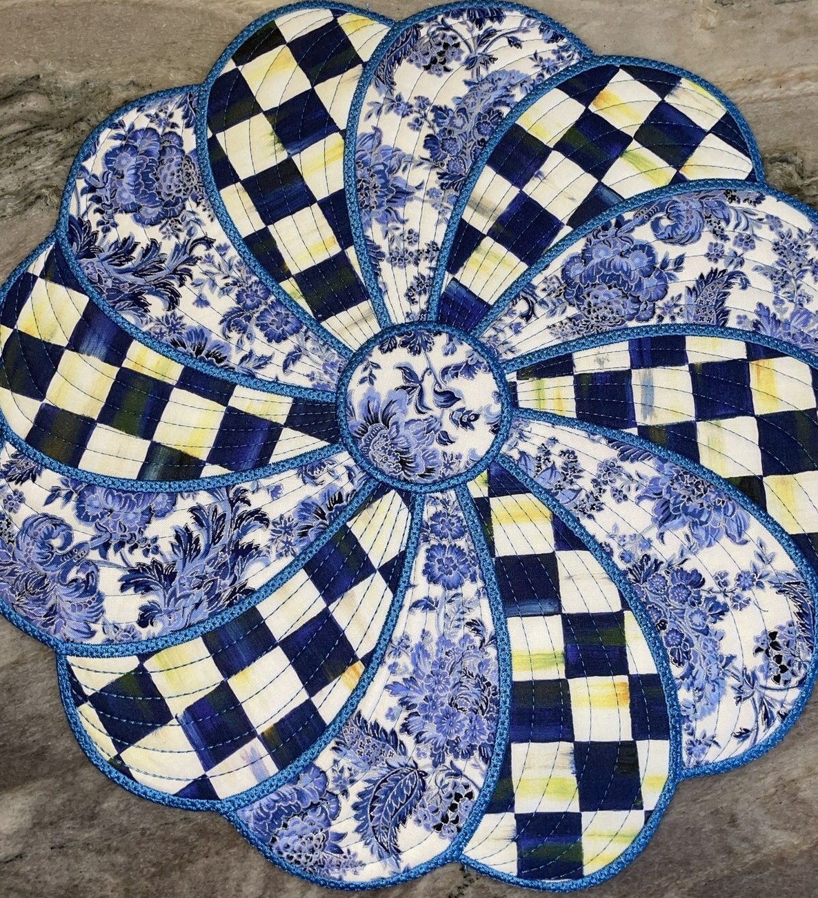 Royal English Garden Placemats Combined w/Authentic Mackenzie Royal