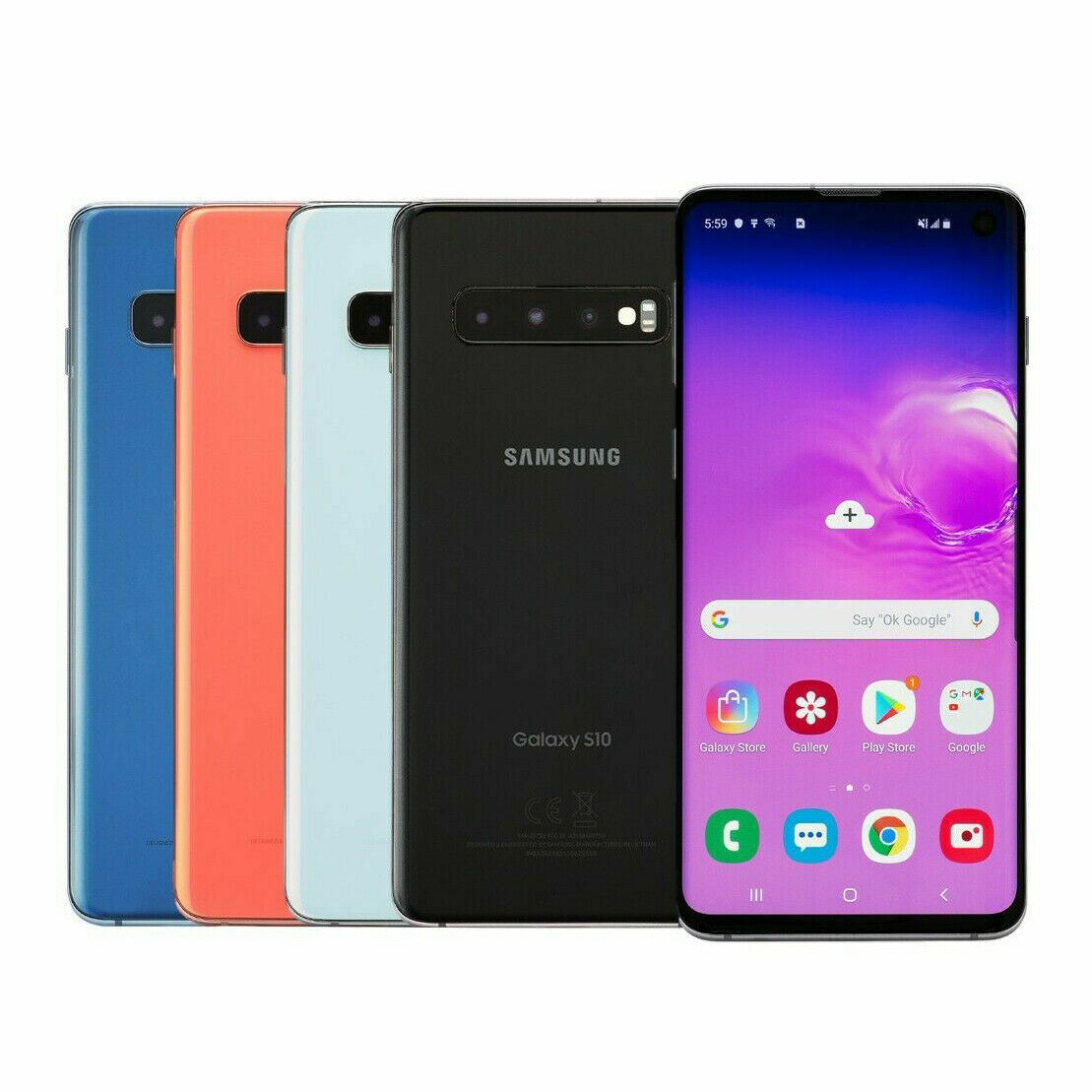 Samsung Galaxy S10 G973U T-Mobile Sprint ATT Verizon Factory Unlocked - Good -