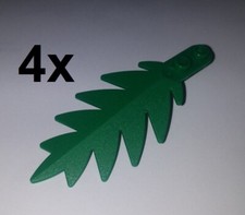 LEGO PARTS - 4X GREEN PALM LEAVES/TREE/FOLIAGE/8X3 STUDS/PALM LEAVES/PALMLEAF