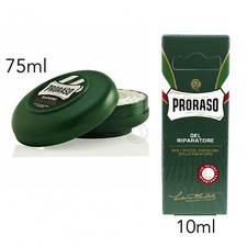Proraso Shaving Soap Eucalyptus Menthol Bowl 75ml  Cut Styptic Gel 10ml Travel