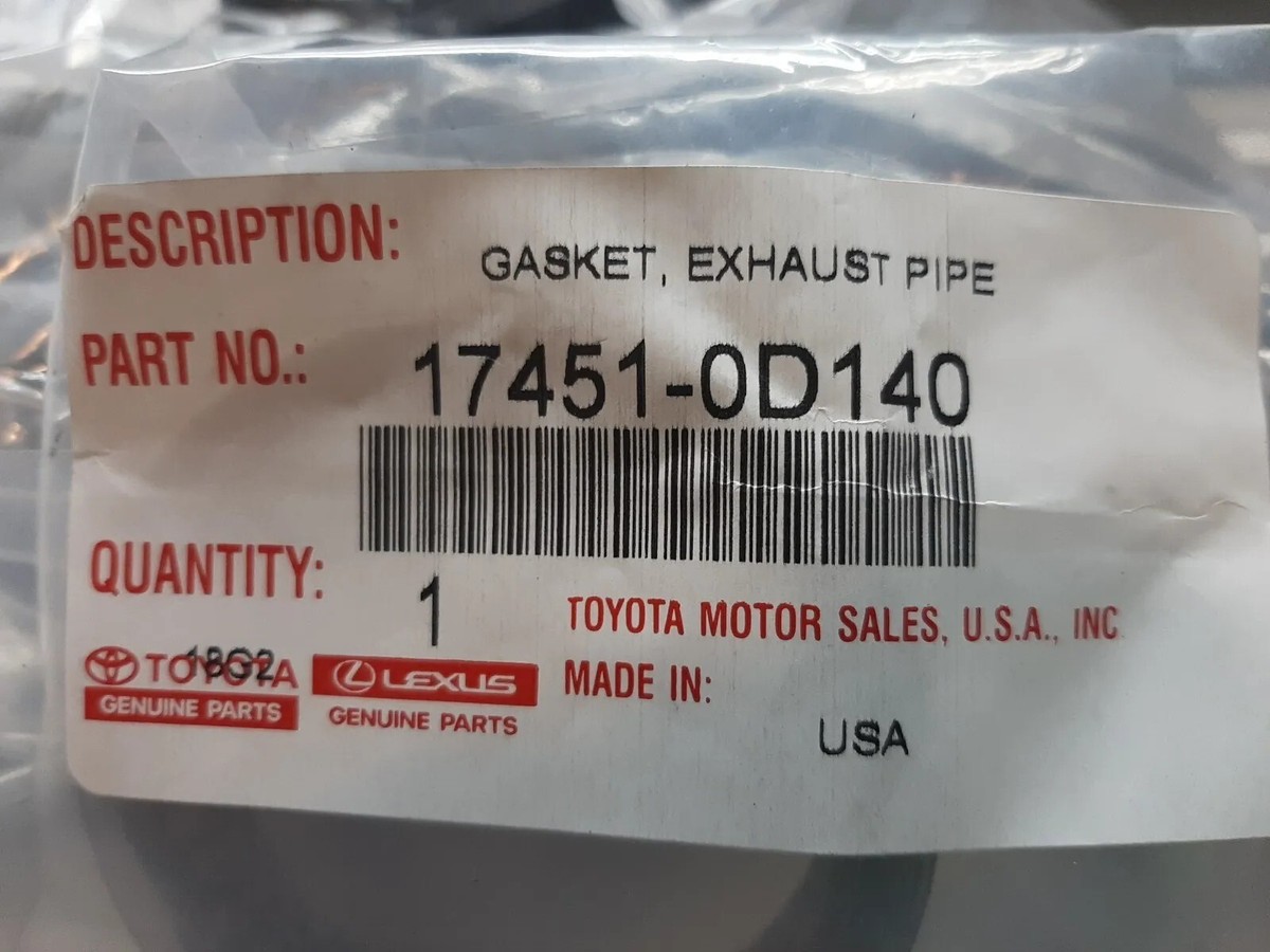 かとぱん NEW OEM TOYOTA COROLLA 2009-22 CATALYTIC CONVERTER GASKET