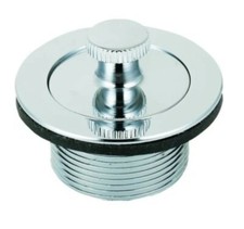 Lift And Turn Tub Bathtub Drain Stop Assembly CHROME PLATED 1-7/8" OD 1-1/2" ID