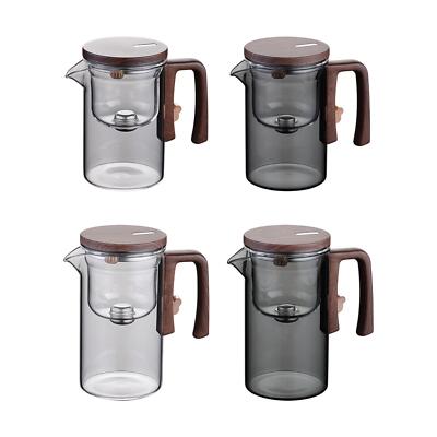 Glas Teekanne mit Teeei Loseblatt Teekocher für Küche Outdoor Wandern