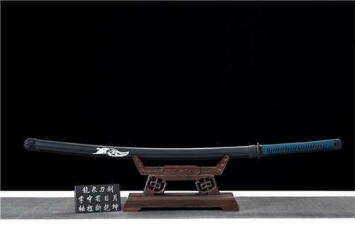 Japan Japanese Sword Samurai Katana Very Sharp Spring Steel Blade Full Tang Nice - Picture 17 of 17