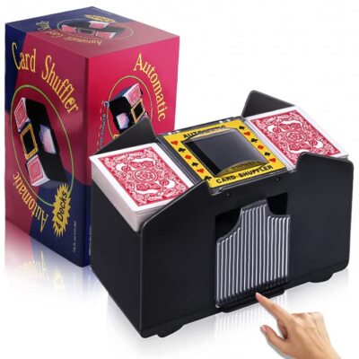 Barajador Automático De Cartas Con Cable Usb Para 2 Mazos | Meses sin