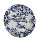 Crownford Staffordshire 5 1/2" England Hanging Plate Blue Bird When This You See