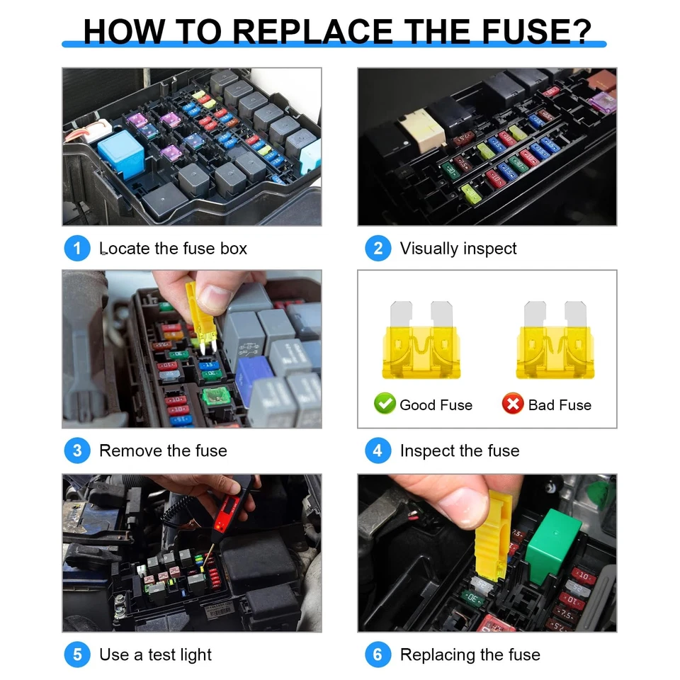 182 ШТ. Автомобильные Лопастные Предохранители Ассортимент Комплект Автомобильные Стандартные и Мини и Низкопрофильные - Изображение 3 из 4