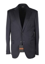 ZEGNA Signature Tailored Blue Suit Size 50 IT / 40R U.S. New With Tags