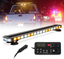 38 Magnetic Rooftop Strobe Light Bar For Emergency Vehicles