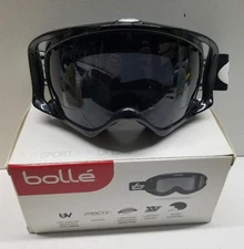 BOLLE Mojo Ski Snow Goggles Black Helmet compatible EXC. Cond