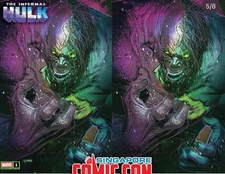 The Infernal Hulk #1 John Giang Virgin Singapore con Set Ltd 800 Presale 12/10