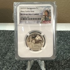 2019 S Proof Sacagawea Dollar NGC PF 70 Ultra Cameo