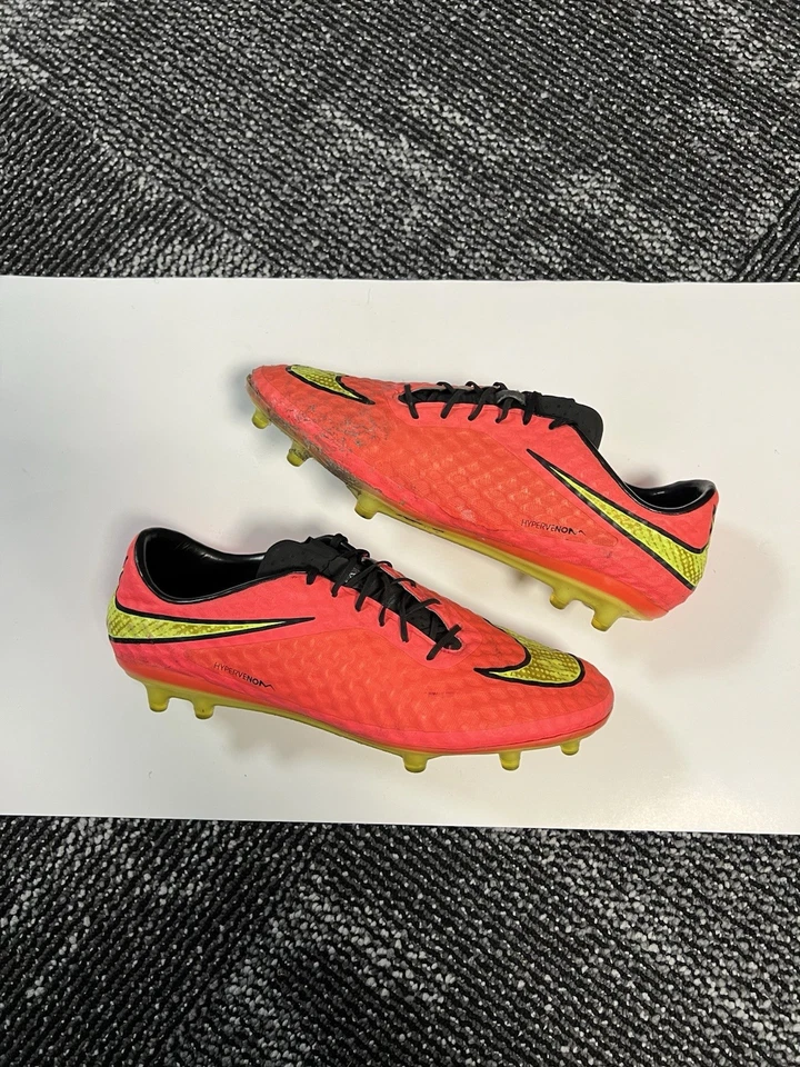 Talla 10.5 - Nike Hypervenom Phantom 1 Copa Mundial Hyper Punch Carmesí Volt FG Foto 2 de 4