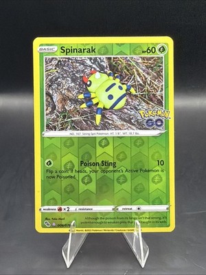 Spinarak (Peelable Ditto) 006/078 Pokémon GO Reverse Holo