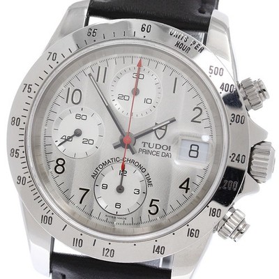 TUDOR Prince Date Chrono Time 79280P Silver Dial Automatic Men's Watch_956964