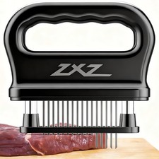 Meat Tenderizer, 48 Stainless Steel Sharp Needle Blade, Heavy Duty Cooking Tool